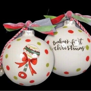 New Magnolia Lane Baby’s First Christmas Ornament